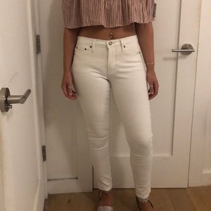 Banana Republic White Jeans